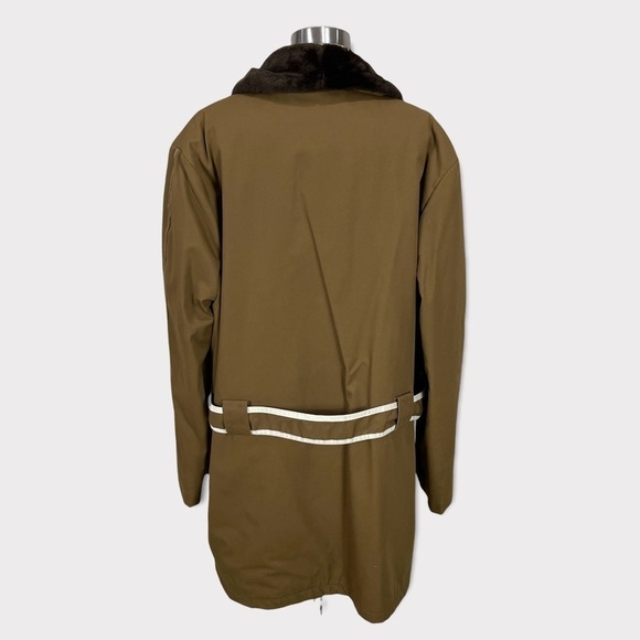 GRAIS Sportwear Vintage 70’s Brown Faux Fur Lined Western Rancher Coat 46L - Picture 5 of 13